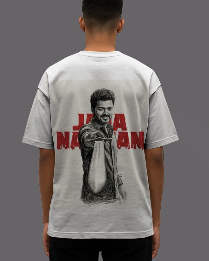 Jana Nayagan Signature Oversized Shirt | 240 GSM