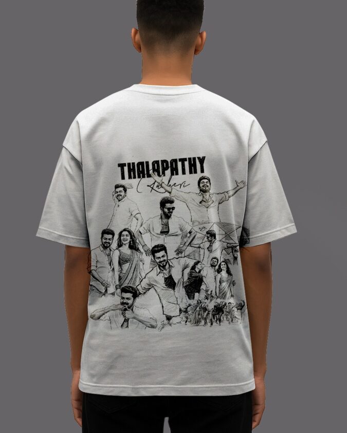 Thalapathy Kacheri Oversized Shirt – 240 GSM French Terry