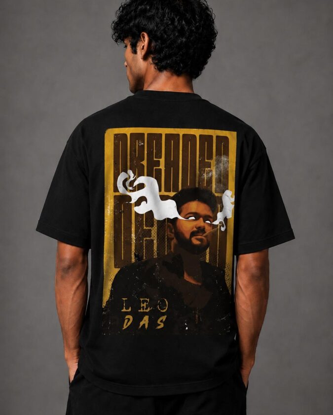 Vijay – LEO Bearded Death Oversized Tshirt