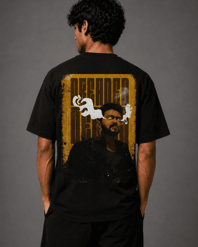 Vijay – LEO Bearded Death Oversized Tshirt