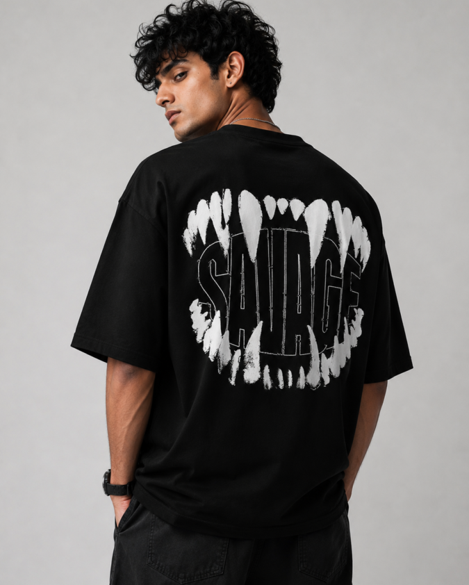 Rite of Passage Savage Oversized Graphic T-Shirt by Flexu