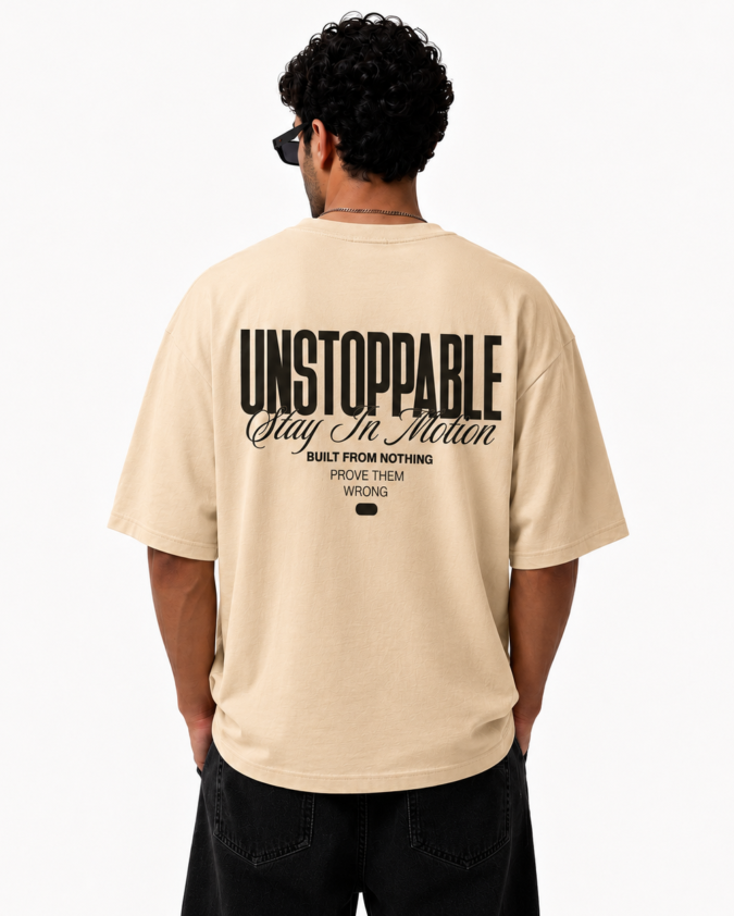 Unstoppable – Stay In Motion Oversized T-Shirt