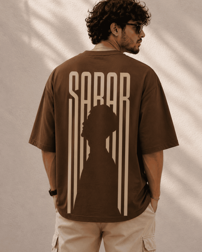 Sabar Oversized T-Shirt – Minimal Streetwear Edition