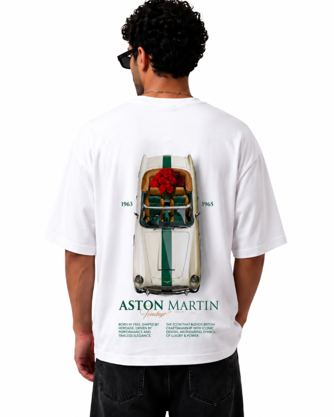Flexu Aston Martin Heritage Oversized T-Shirt